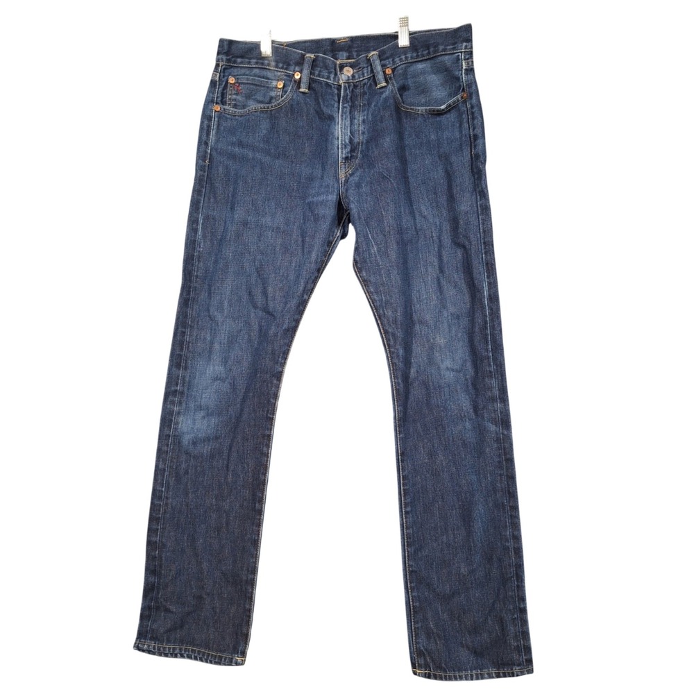 Polo Ralph Lauren Mens Slim Straight Jeans 32x30 Riverside Wash Blue Denim